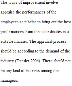 performance Appraisal